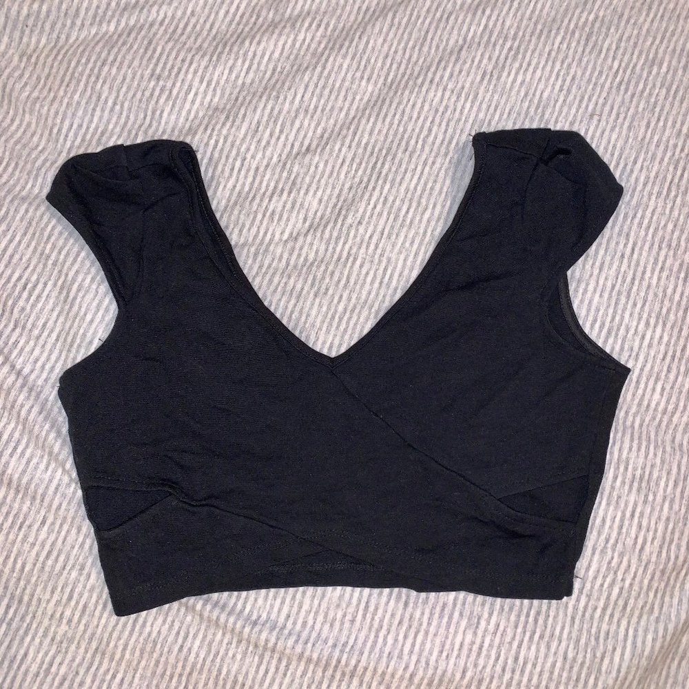 Black Crop Top